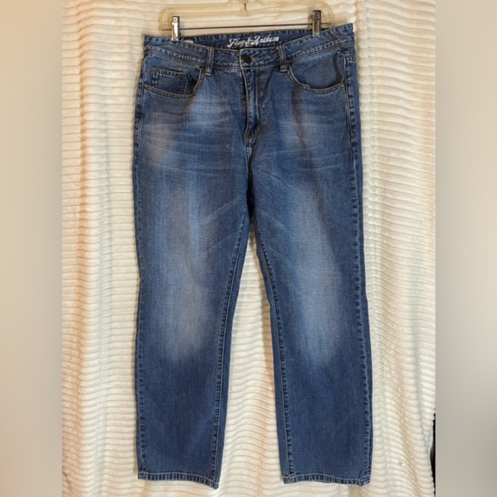 FLAG AND ANTHEM  RELAXED FIT JEANS
